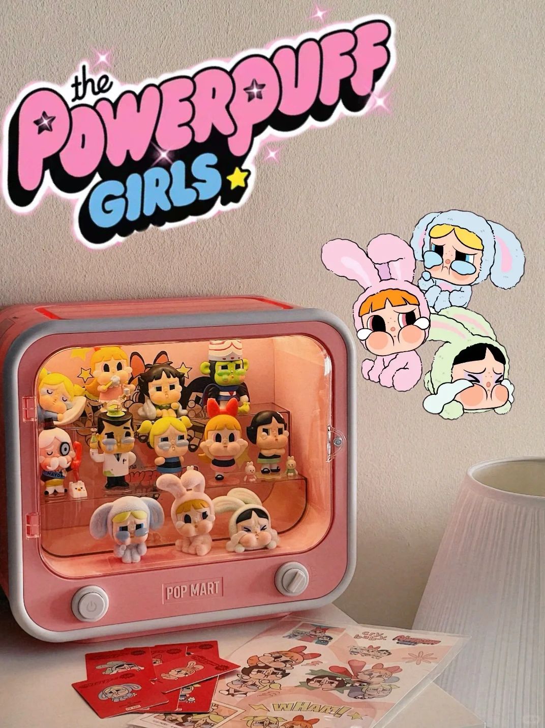 Crybaby × The Powerpuff Girls Series Blind Box( Opened)