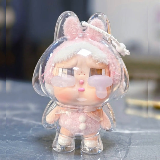 POP MART CRYBABY Llorando Otra Vez Protector Acrílico