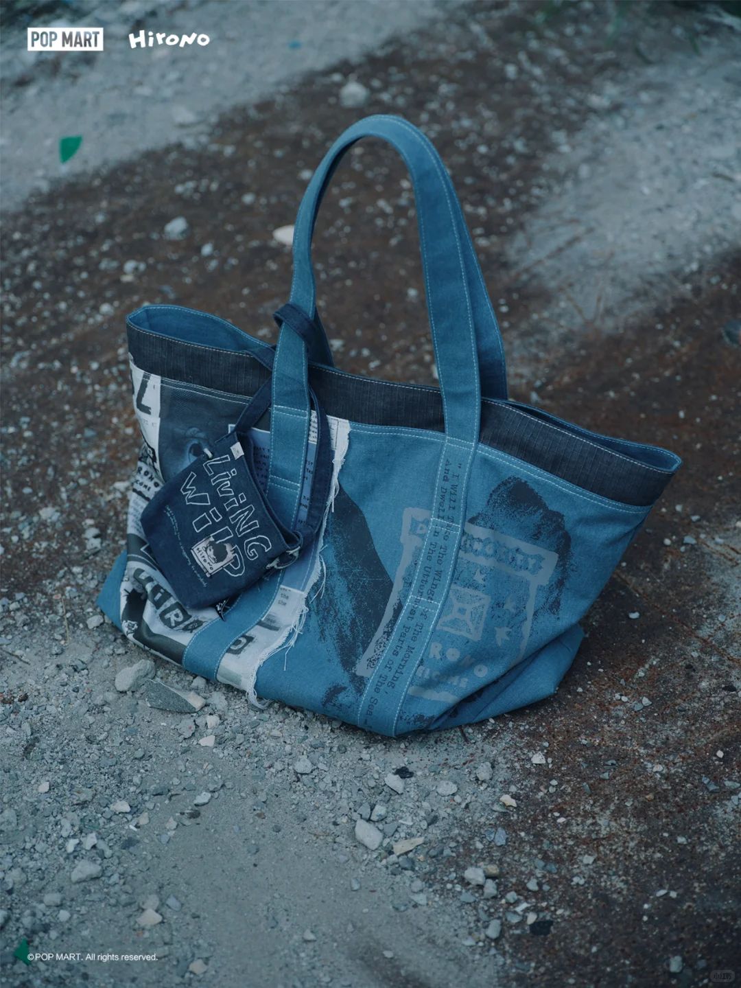 HIRONO LIVING WILD DECAYING CITY TOTE BAG