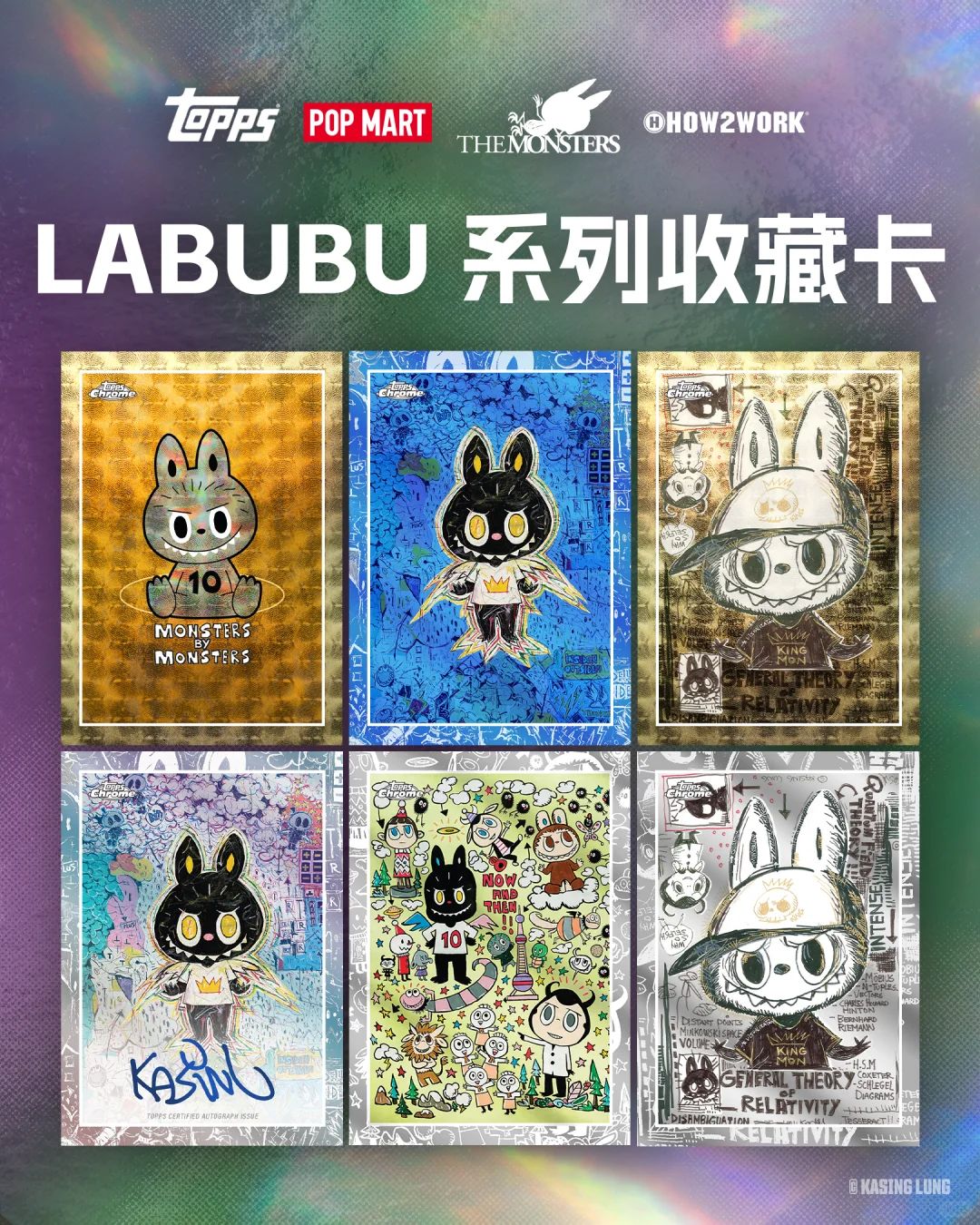 Topps X LABUBU Chrome Series Collectible Cards (PRE-ORDER)