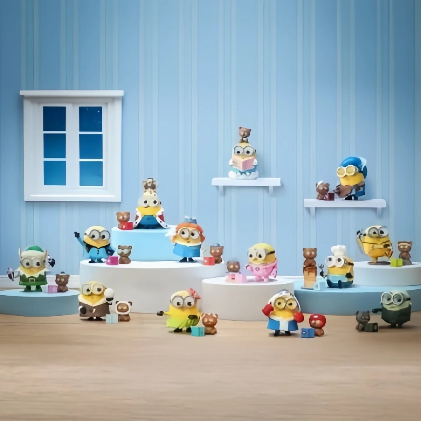 Minions Bedtime Stories by Bob and Tim Series Figures, Blind Box