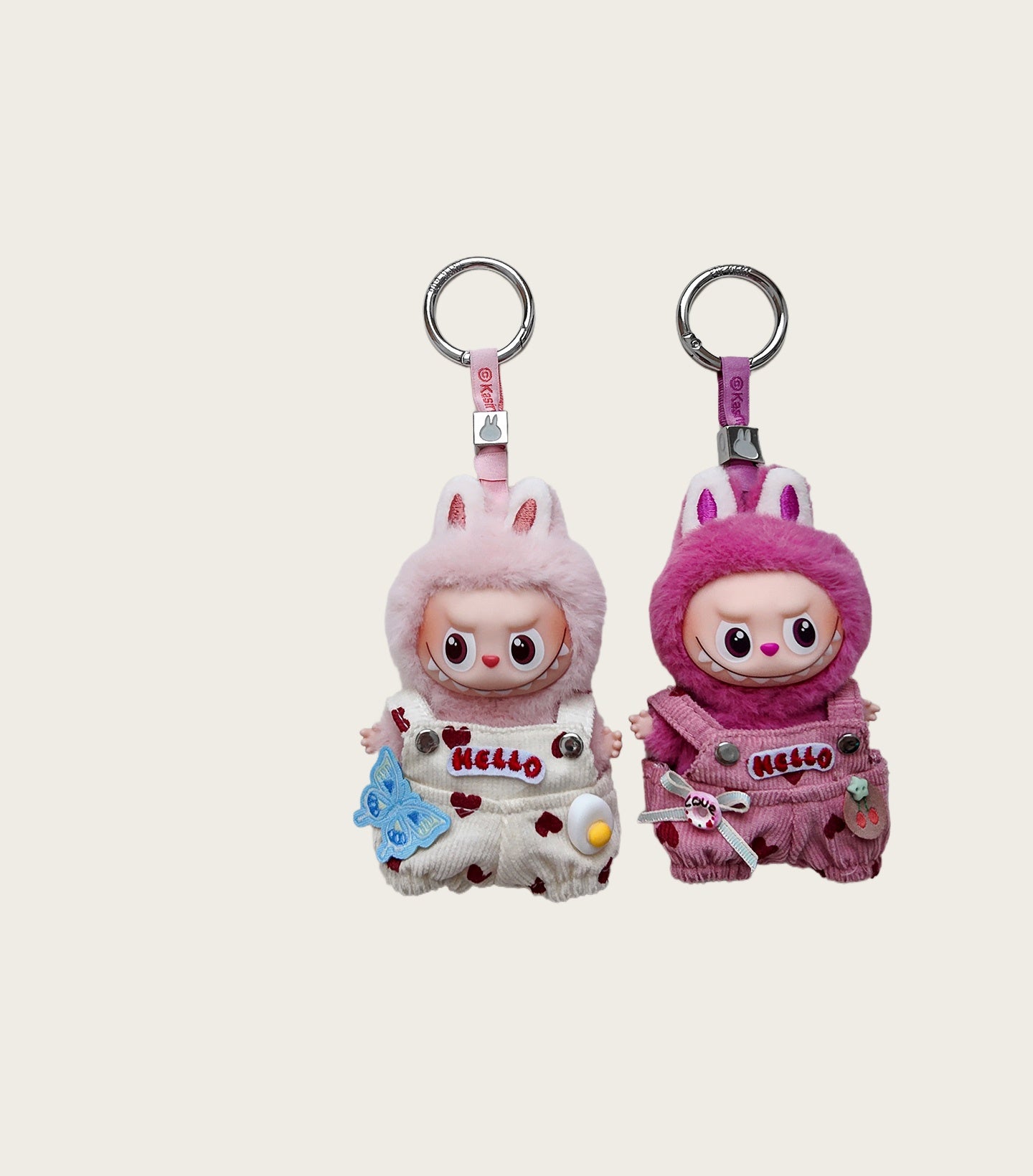 Mini labubu doll clothes cute costumes (doll not included)