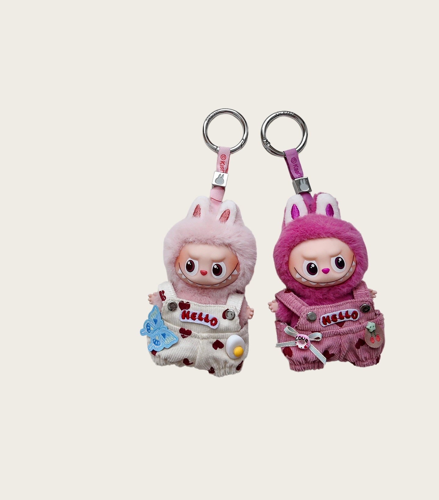 Mini labubu doll clothes cute costumes (doll not included)
