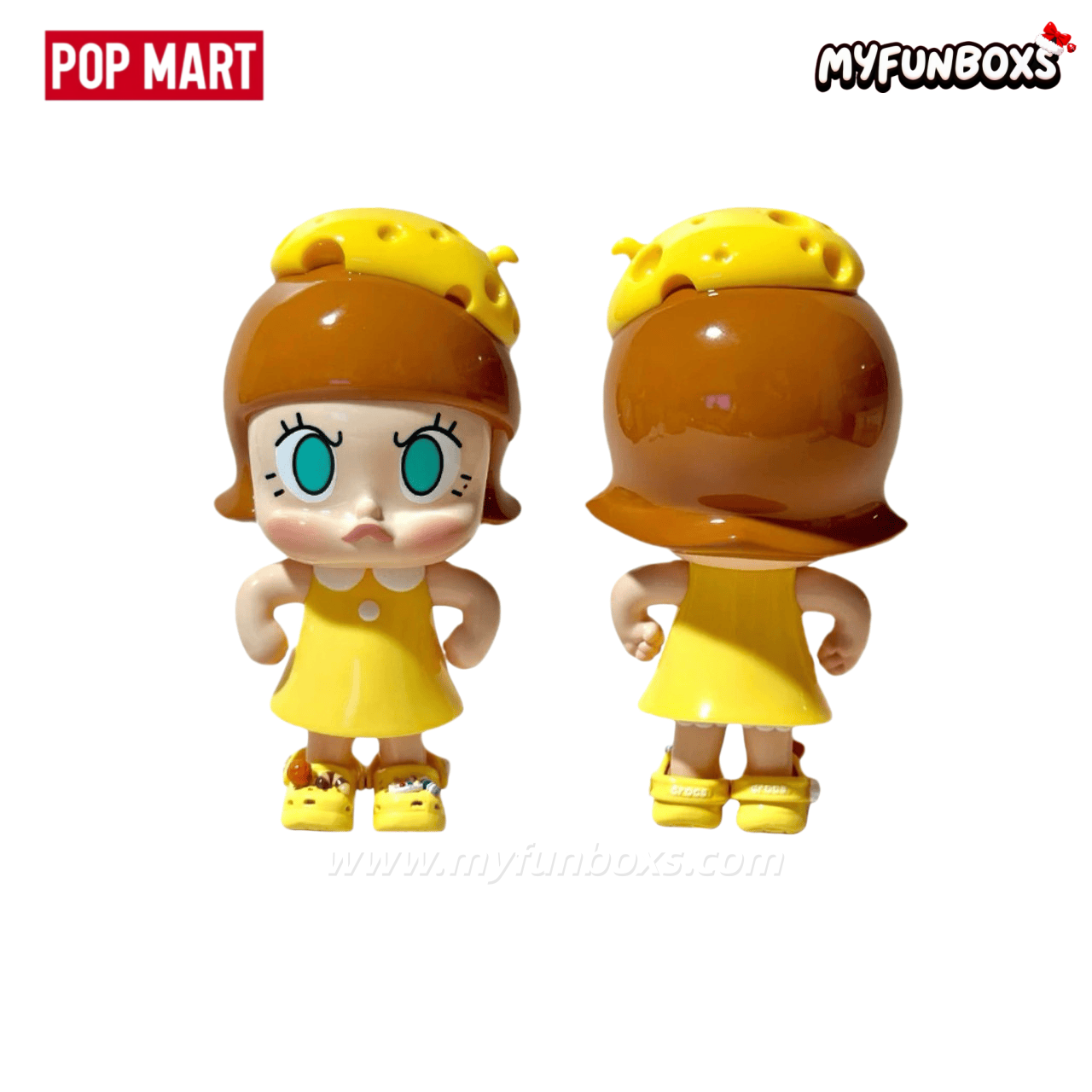 POP MART Angry Molly Crocs Angry Cheese Figure – Myfunboxs Offical