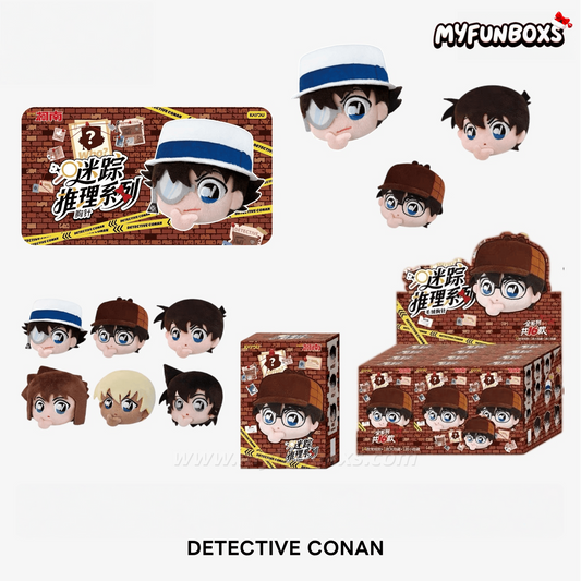 Detective Conan Mystery Trail Series Plush Pin Badge Blind Box
