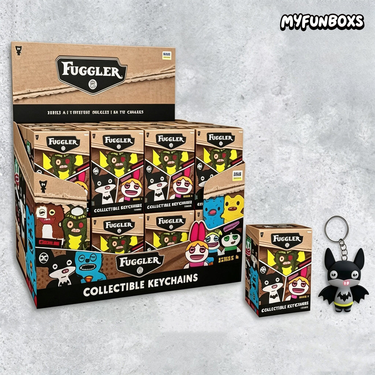 Funny Ugly Monster Hero Keychain Blind Box