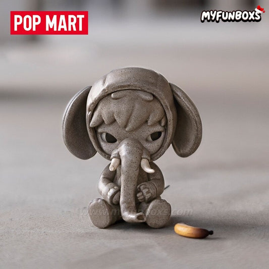POP MART Hirono Elephant in the Room Figure Hanging Card