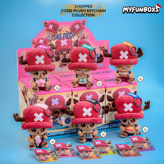 One Piece Chopper Series Plush Keychain Collection Blind Box
