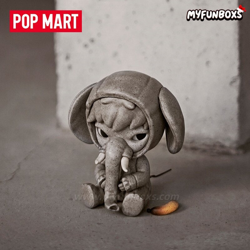 POP MART Hirono Elephant in the Room Figure Hanging Card