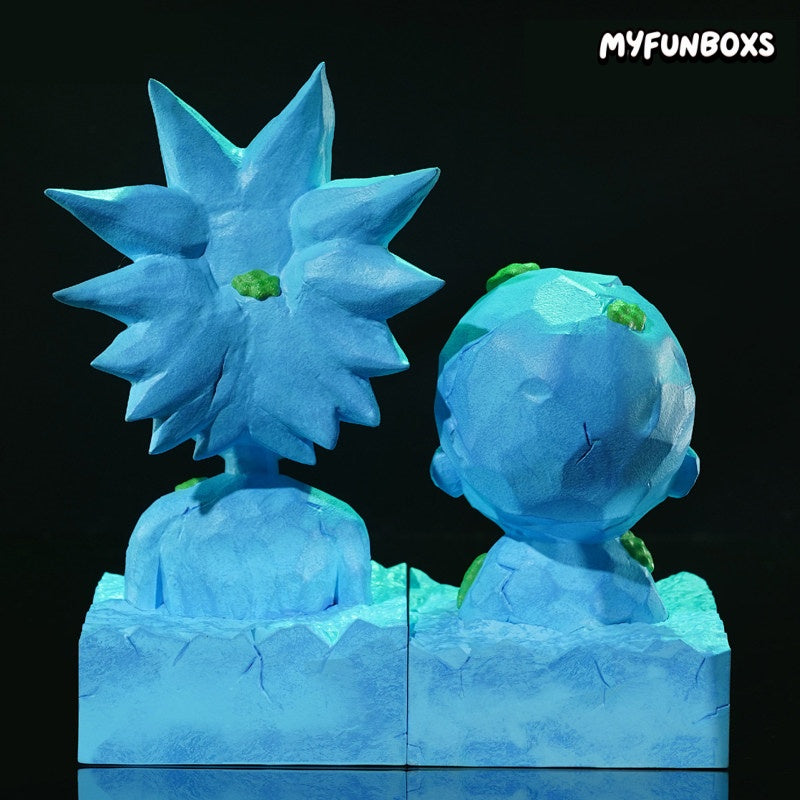 Rick and Morty bust figure