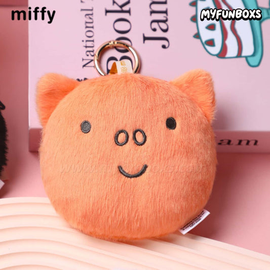 Miffy plush coin purse keychain