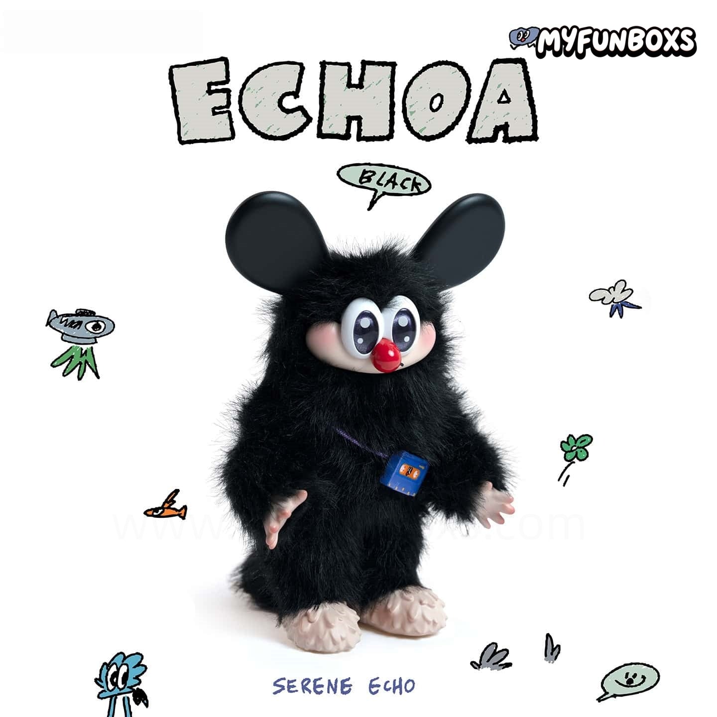 LuckyLoop ECHOA Infinite Hertz series plush blind box