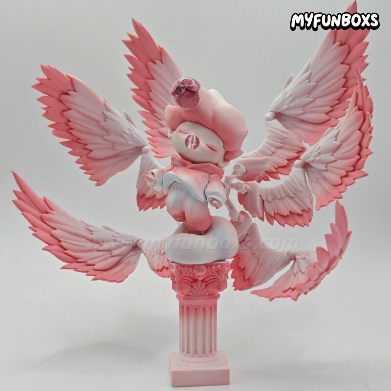 Handcrafted Dimoo Listening Angel figurine