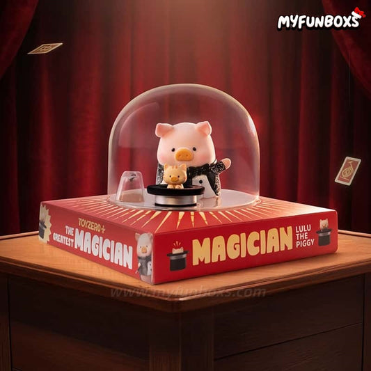 LuLu the Piggy The Greatest Magician Figure Hanging Card