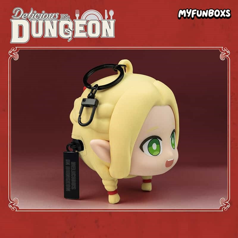 SUNRISEPOP Delicious in Dungeon Marcille & Senshi plush coin purse keychain
