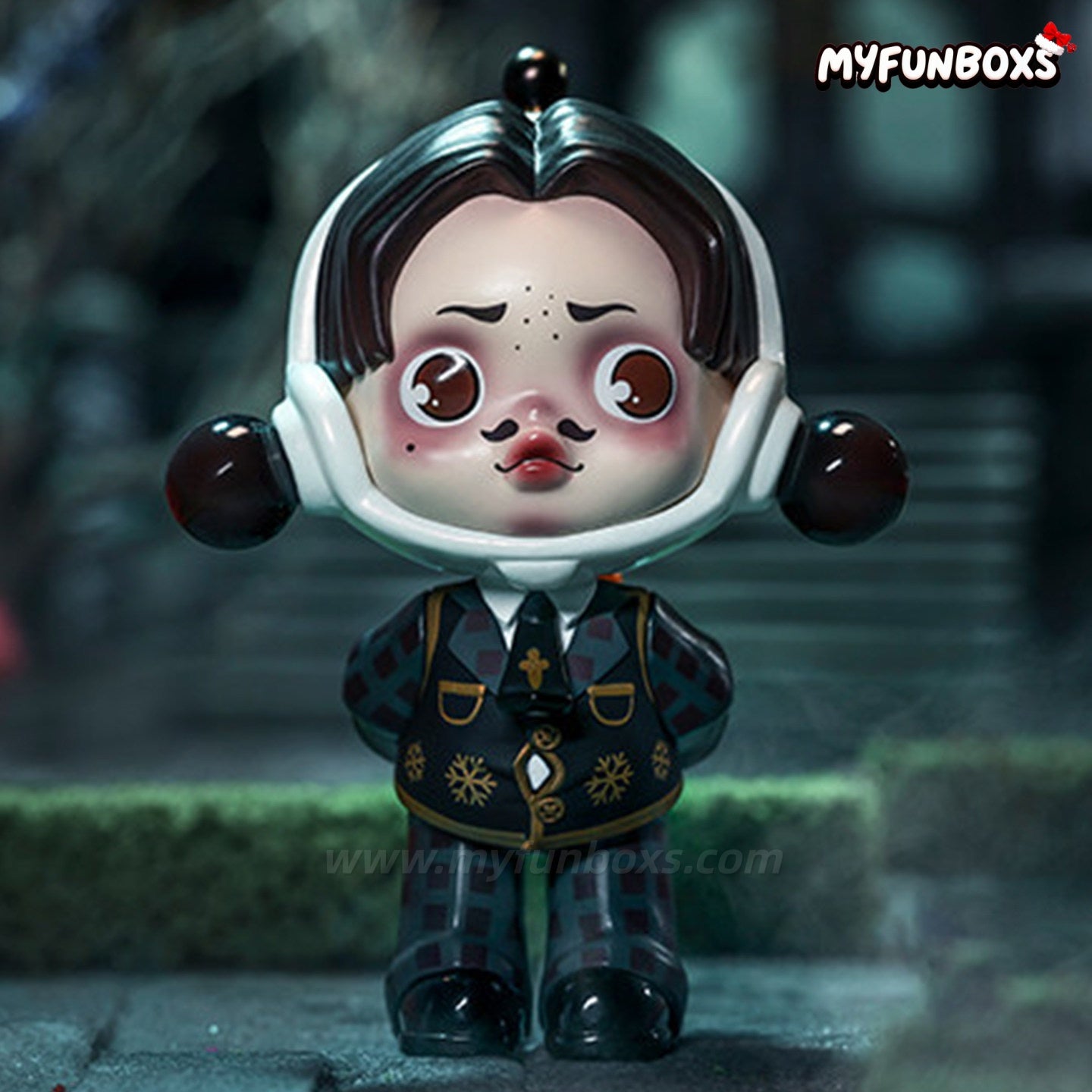 POP MART SKULLPANDA × The Addams Family Series Figure Blind Box (Whole Set Opened)