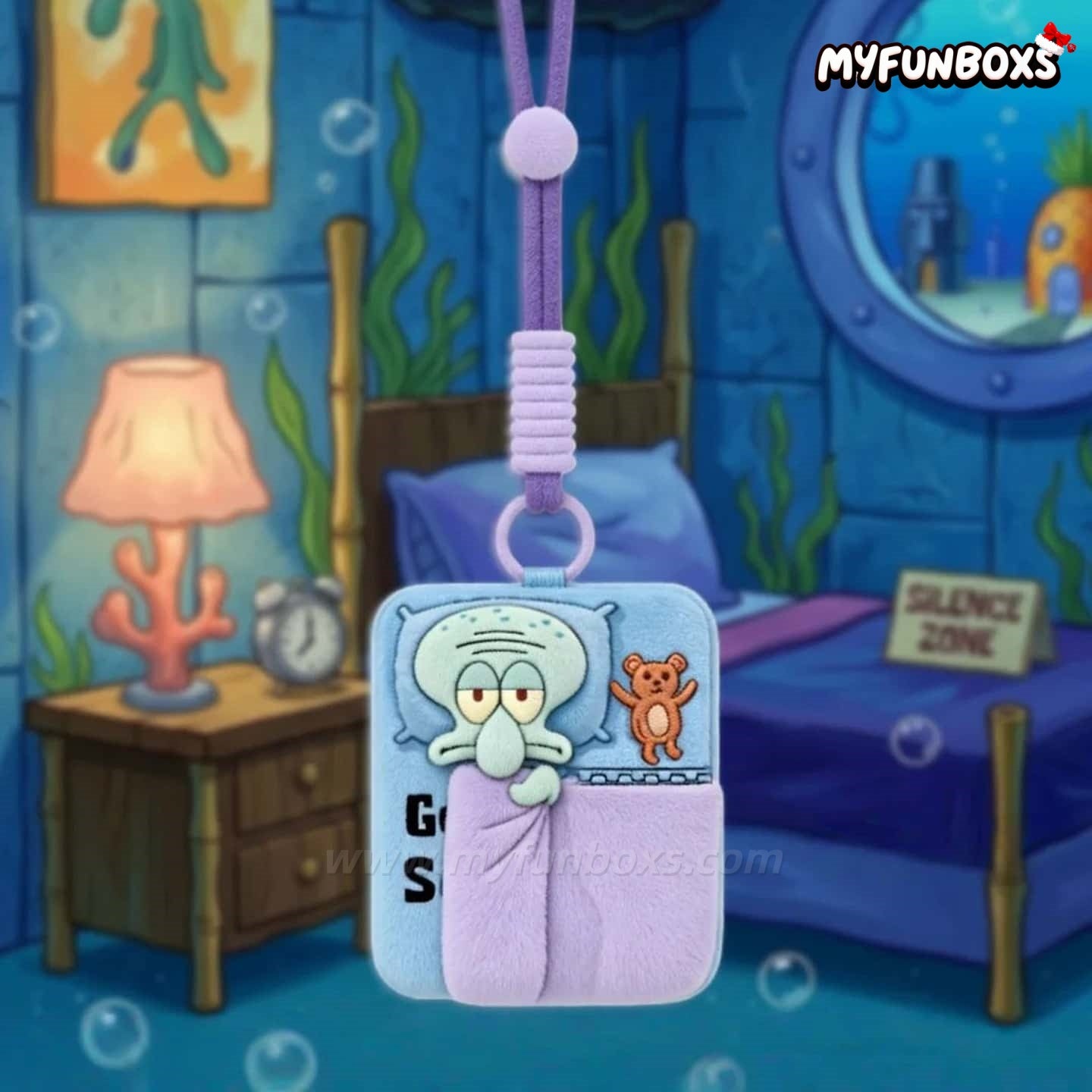 Squidward‘s Daily Life Series Coin Purse Keychain Blind Box(PRE-ORDER)