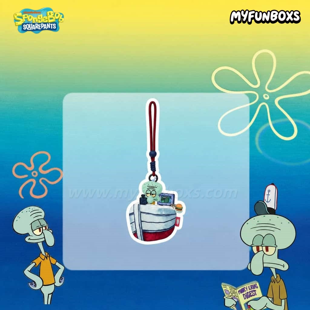 Squidward‘s Daily Life Series Coin Purse Keychain Blind Box(PRE-ORDER)