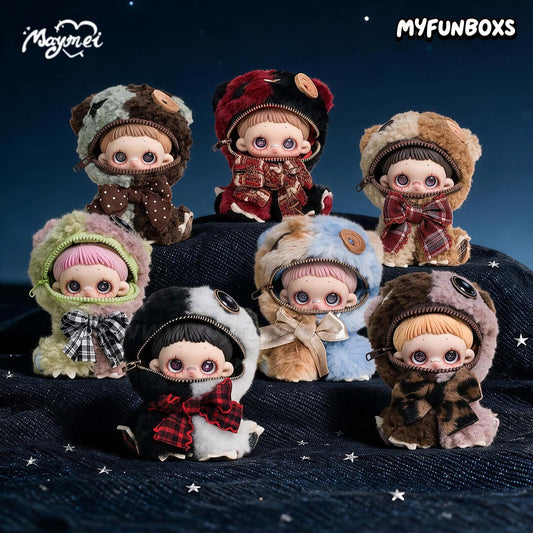 SUREFUN MayMei Tiny Bear Cookie Series vinyl plush keychain blind box