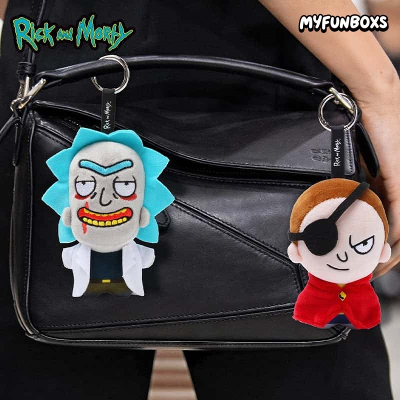 Rick and Morty Monochrome Universe Series Plush Charm