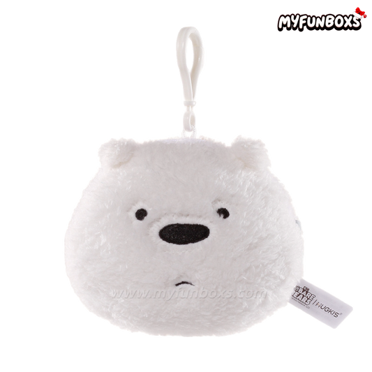 We Bare Bears Cute Plush Bag Charm