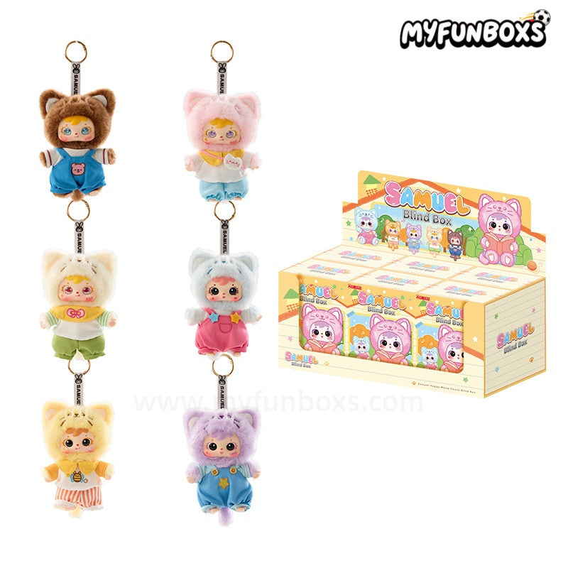 Samuel Happy Meow House plush keychain blind box