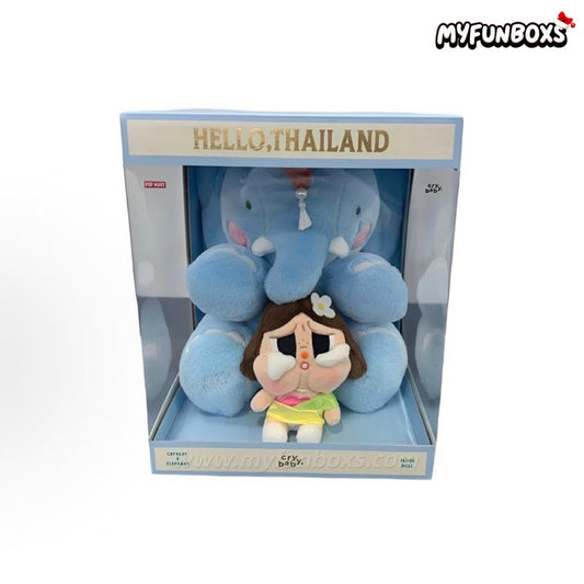POP MART CRYBABY Hello Thailand Series Plush Doll (Thailand Exclusive)