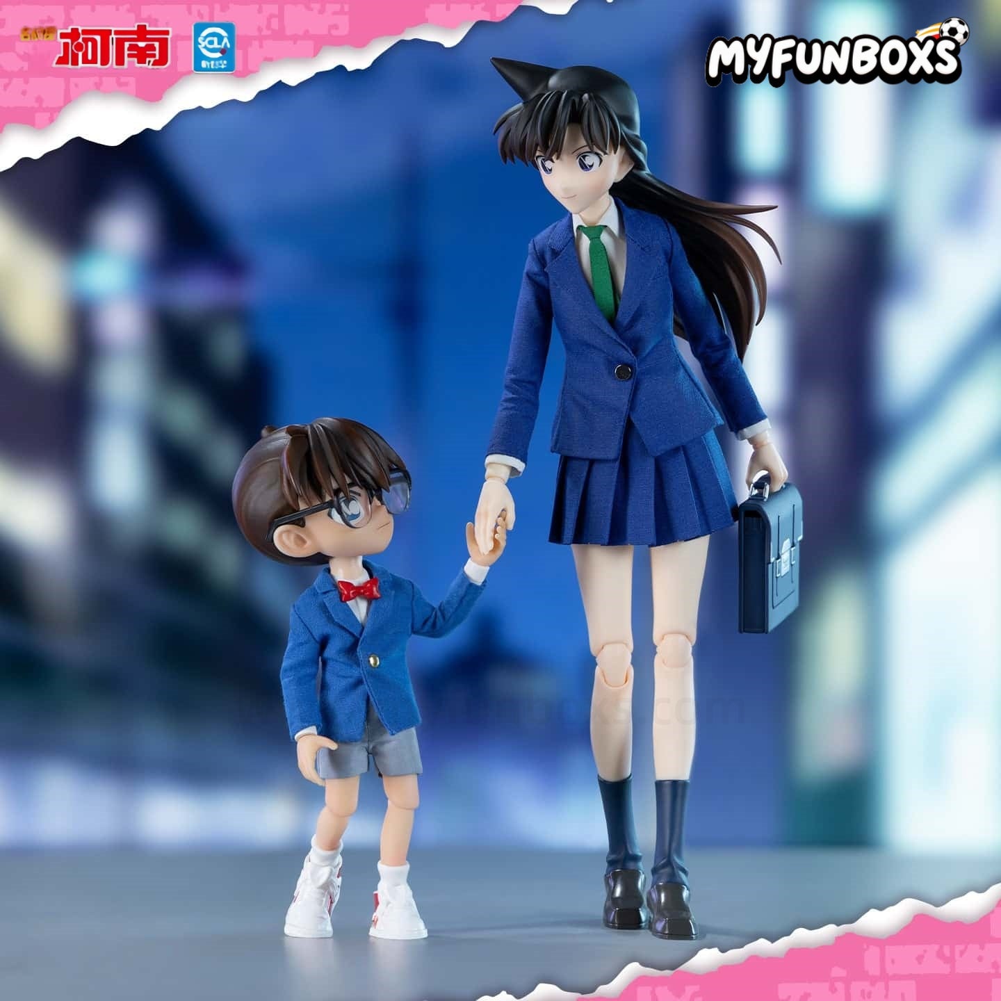 GONG Detective Conan Ran Mouri cloth action figure
