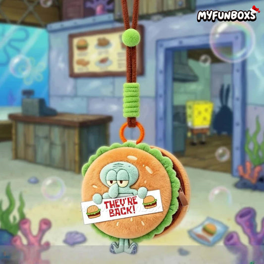 Squidward‘s Daily Life Series Coin Purse Keychain Blind Box(PRE-ORDER)