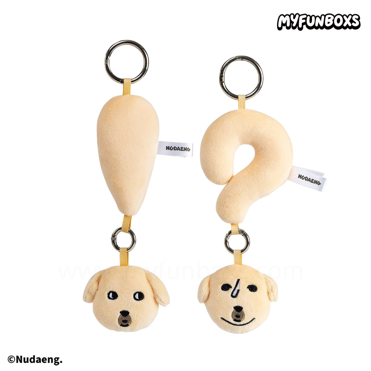 Nudaeng Question & Exclamation Mark Plush Pendant