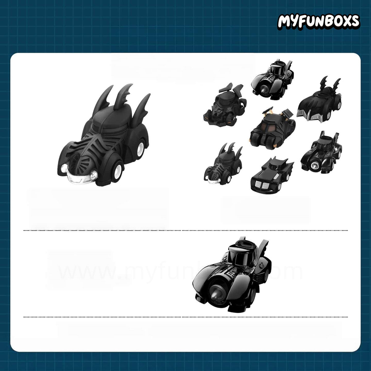 PBC-004 Batman Series Batmobile Pull Back Car Blind Box