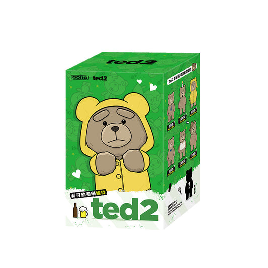 POP MART ted 2 Teddy Bear Action Plush Pendant