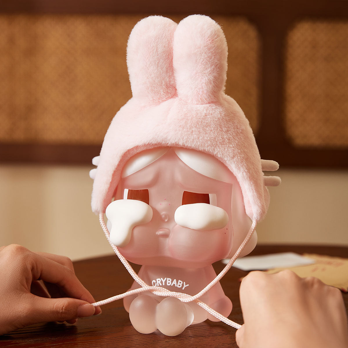CRYBABY Crying Again Series-Plush Straw Cup (I'LL GIVE YOU ALL MY LOVE)