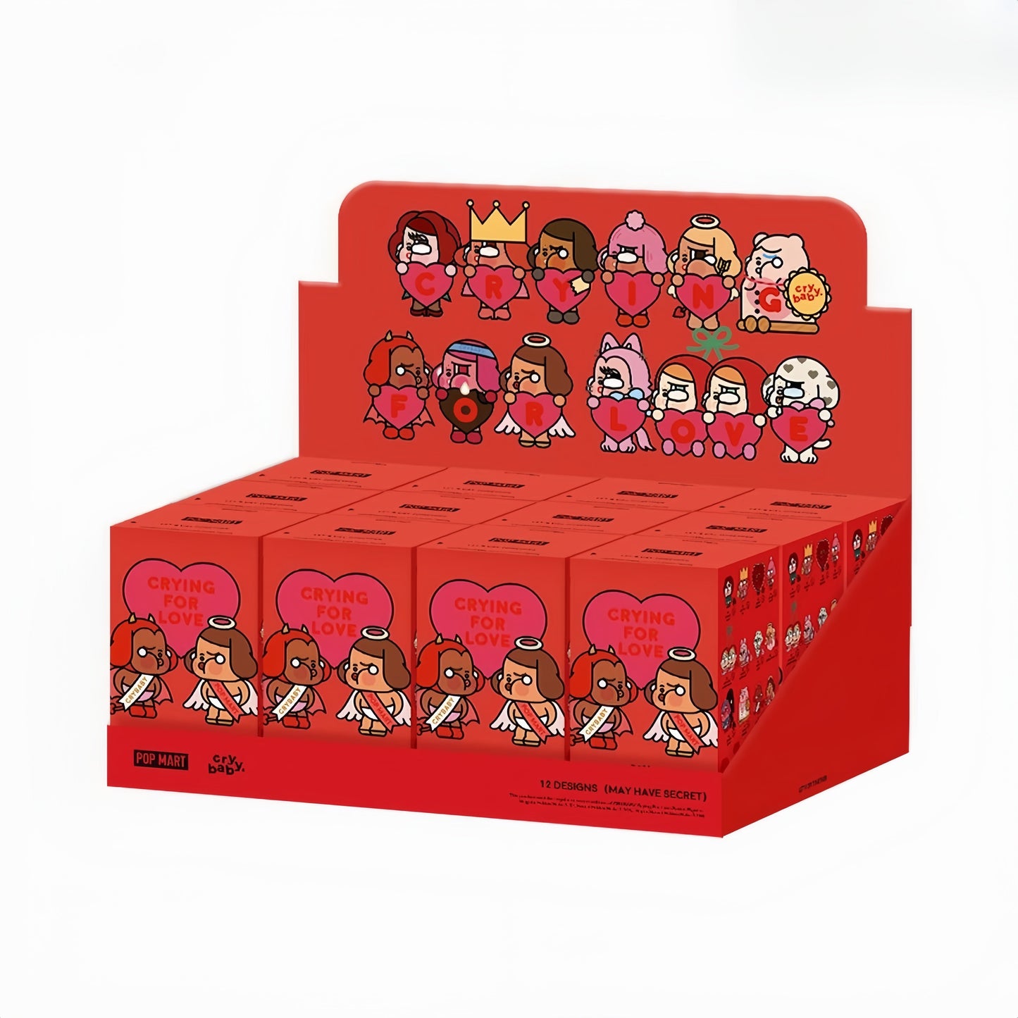 CRYBABY Crying For Love Series Figures, Blind Box 1 SET (12 BOXES)