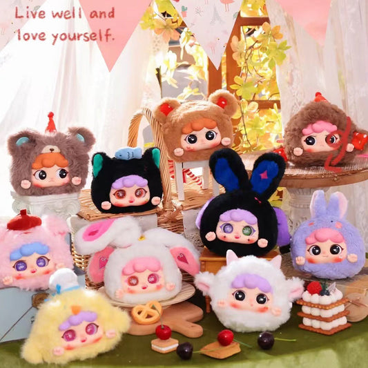 Migo Animal Party Series Zipper Plush Blind Box