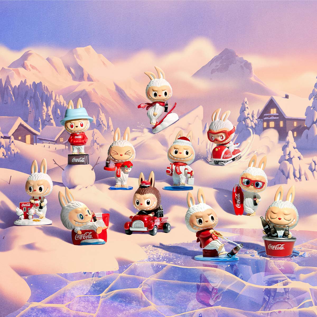 THE MONSTERS COCA-COLA Series Figures, Blind Box