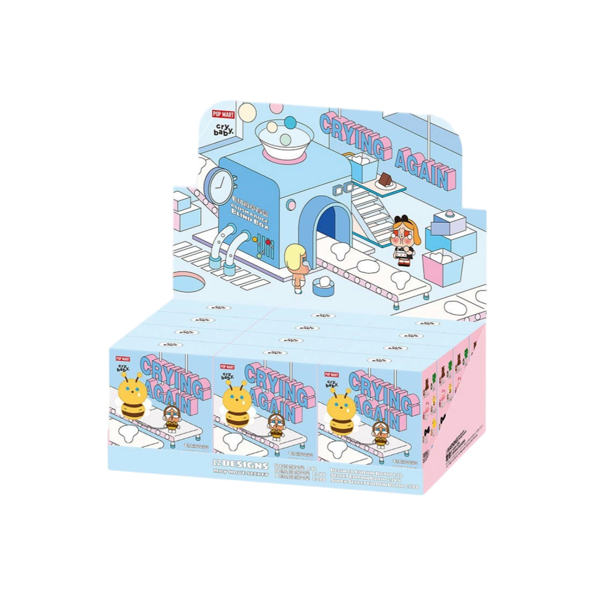 CRYBABY Crying Again Series-Plush Badge Blind Box