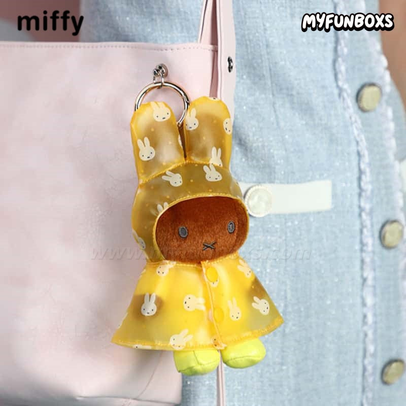 Miffy Raincoat Series Plush Pendant Blind Box