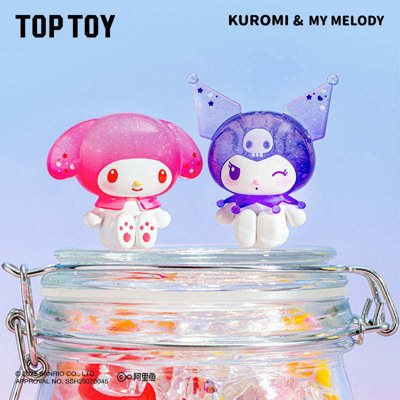 MY MELODY&KUROMI Ramune-Style Mini Figures Surprise Blind Bags