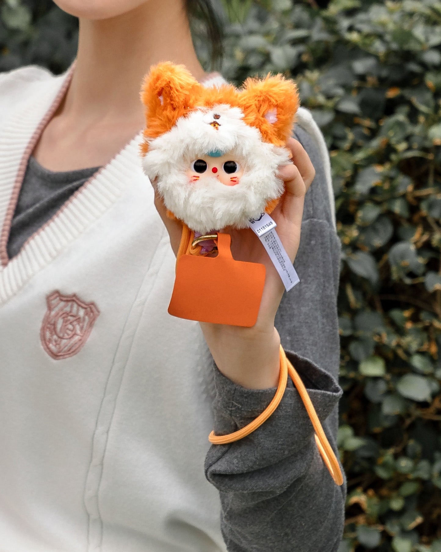 Baby Three Mobile phone lanyard plush blind box