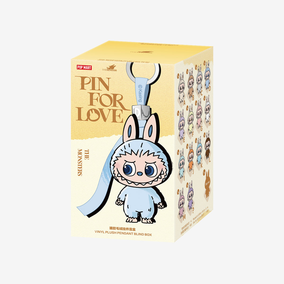 THE MONSTERS Pin for Love Series-Vinyl Plush Pendant labubu Blind Box