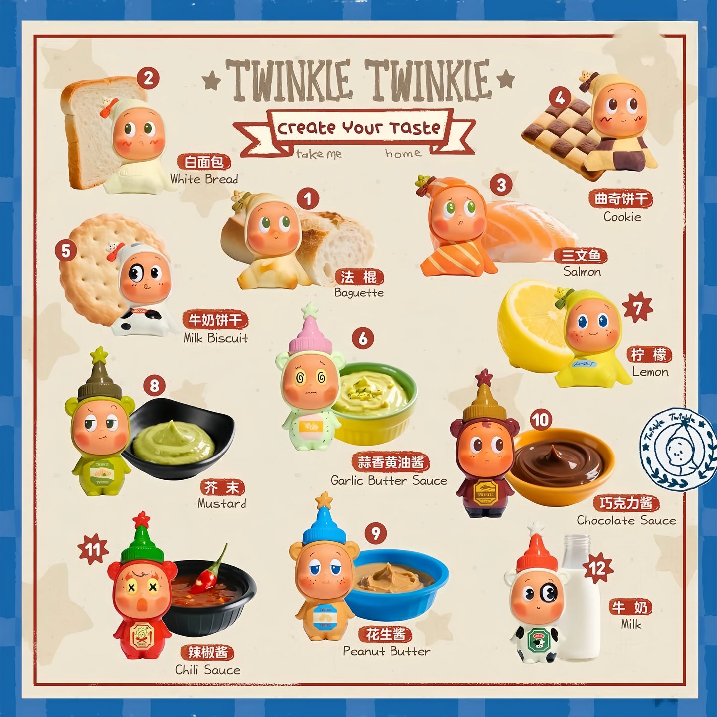 Twinkle Twinkle Create Your Taste Series Figures - A, Blind Box