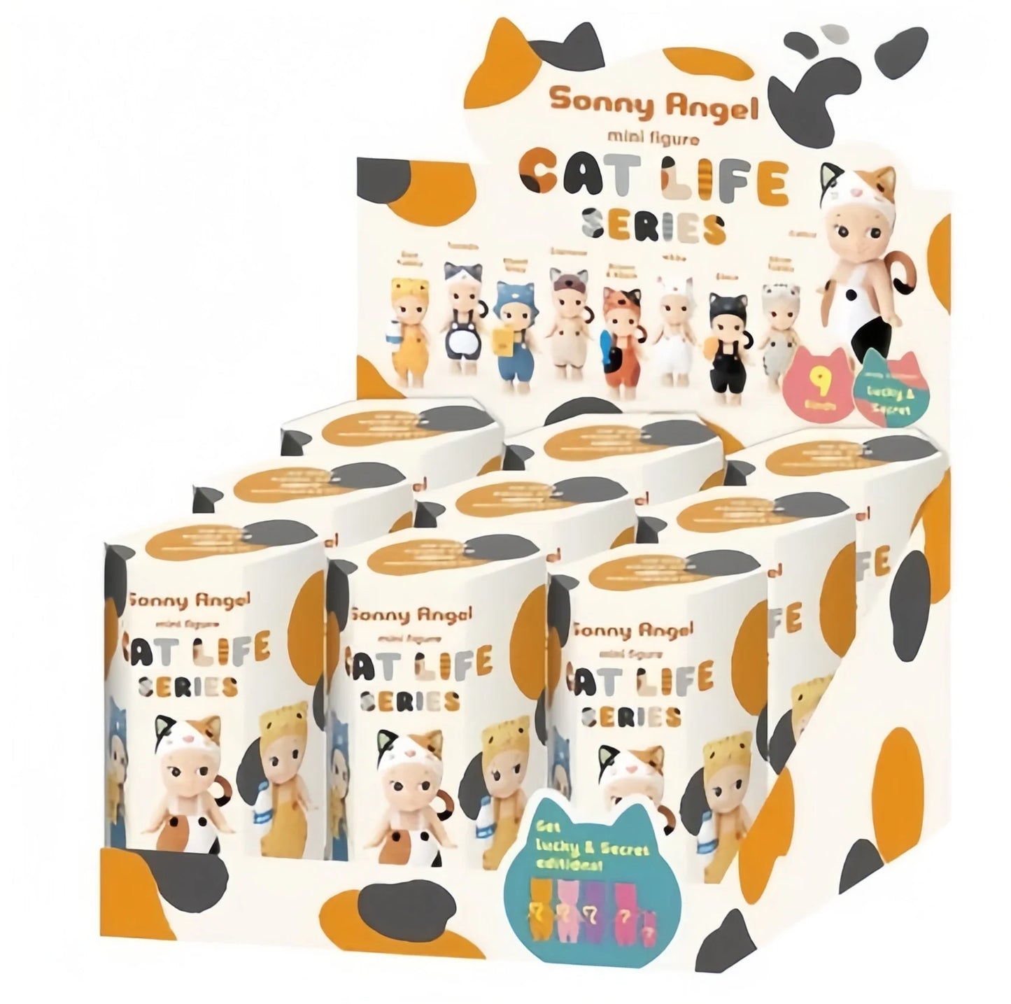 Sonny Angel Cat Life Series Figures, Blind Box 1 SET (9 BOXES)