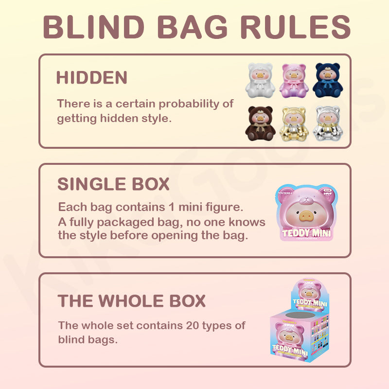 LuLu the Piggy - Teddy MINI (Blind Box)