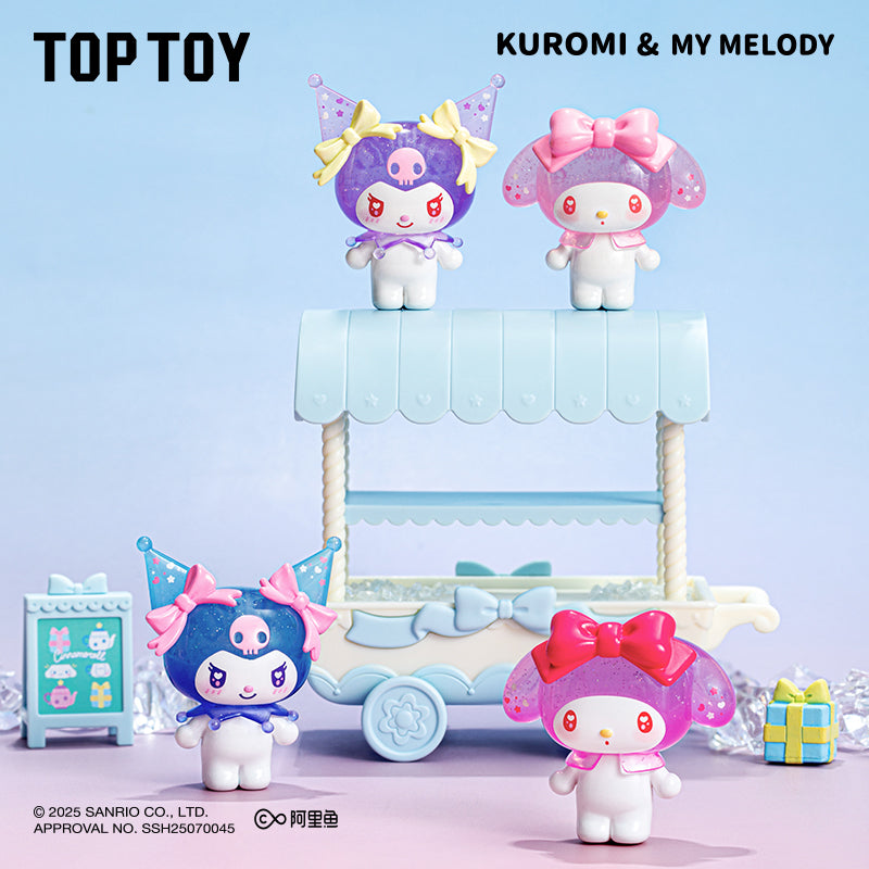 MY MELODY&KUROMI Ramune-Style Mini Figures Surprise Blind Bags