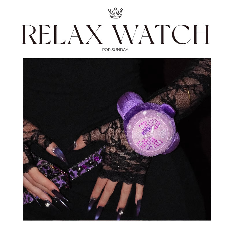 POP SUNDAY Relax Watch Blind Box - Fashion Plush Pendant Gift