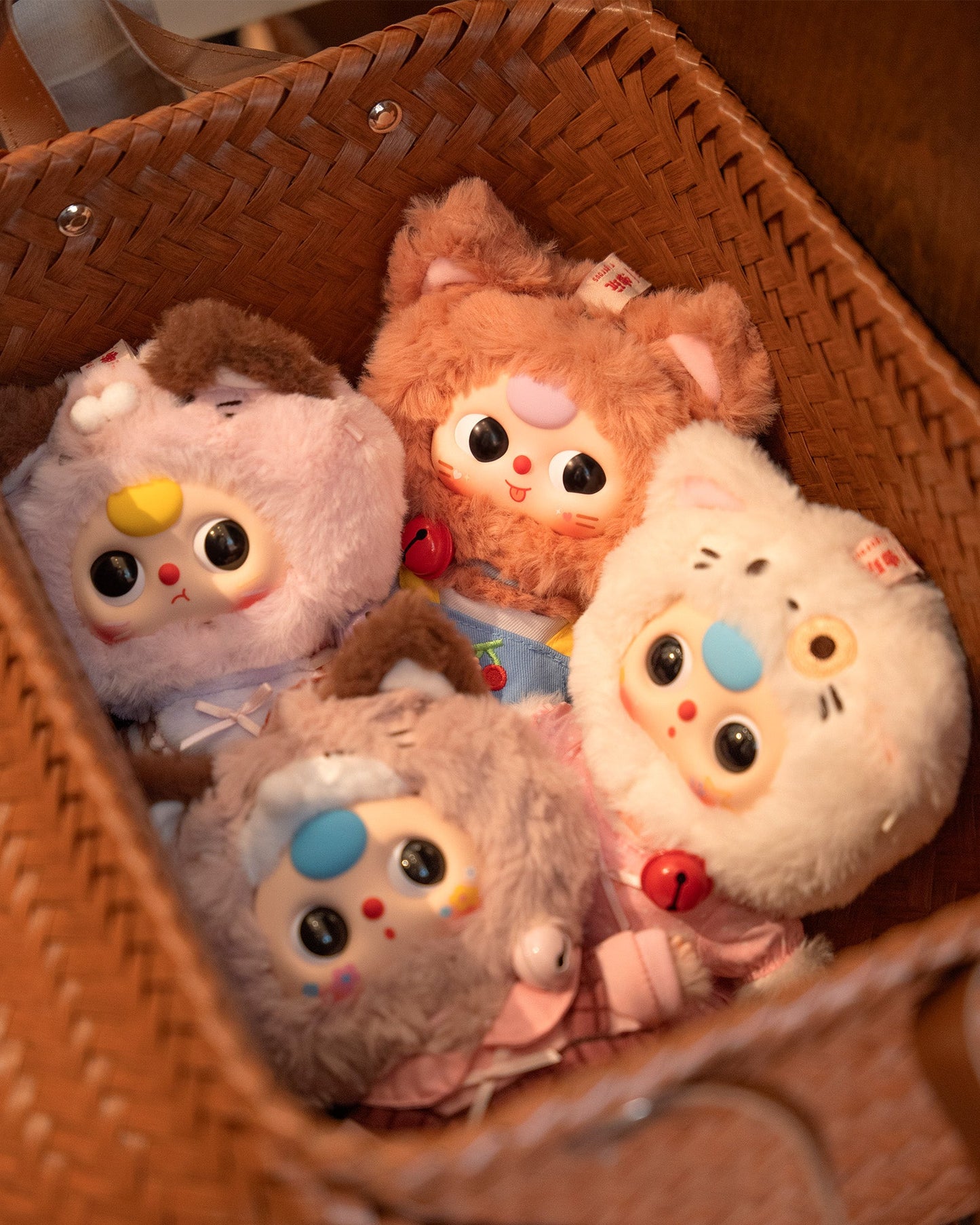 Baby Three Kitten Wardrobe Plush Blind Box
