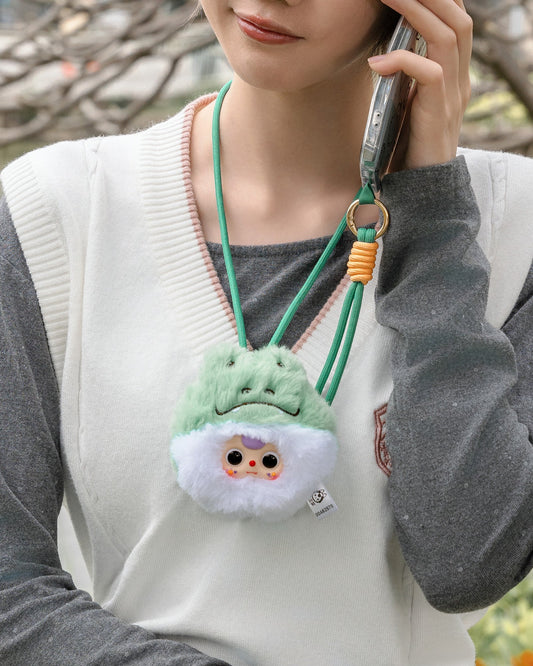 Baby Three Mobile phone lanyard plush blind box