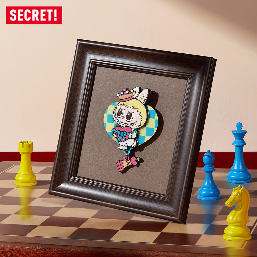 The Monsters Mischief Diary Series Figures Let's Checkmate Series Fridge Magnet Blind Box