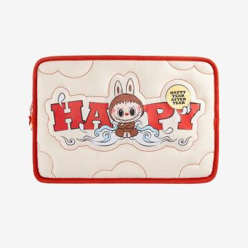 Serie de Celebración del Año Nuevo de la Serpiente Rica - Bolsa para Portátil LABUBU